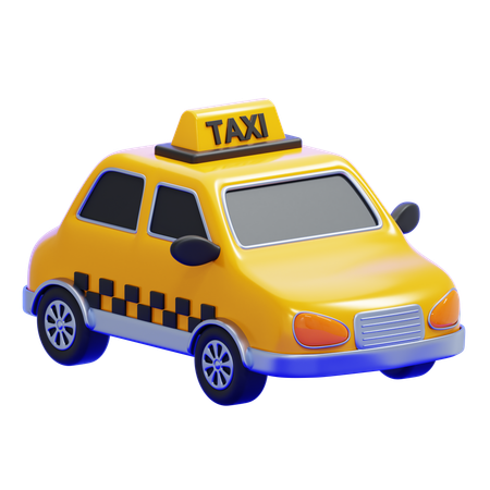 Taxi  3D Icon
