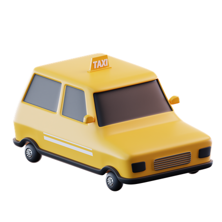 Taxi  3D Icon