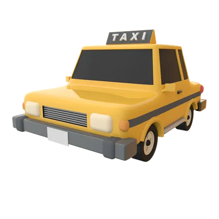 Taxi 3D Illustration