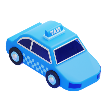 Taxi  3D Icon