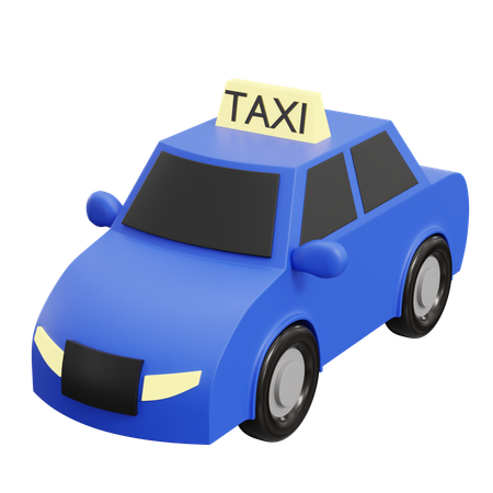 Taxi  3D Icon