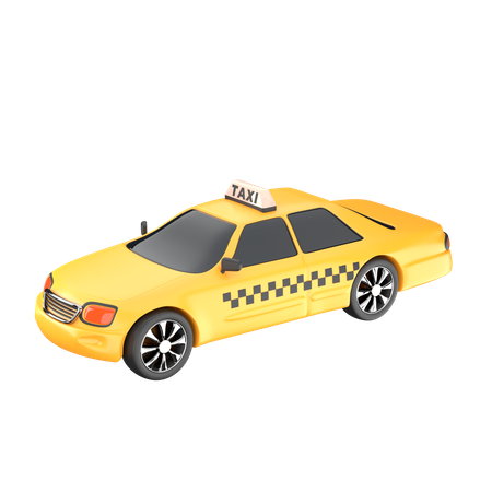 Taxi  3D Icon