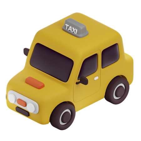 Taxi  3D Icon