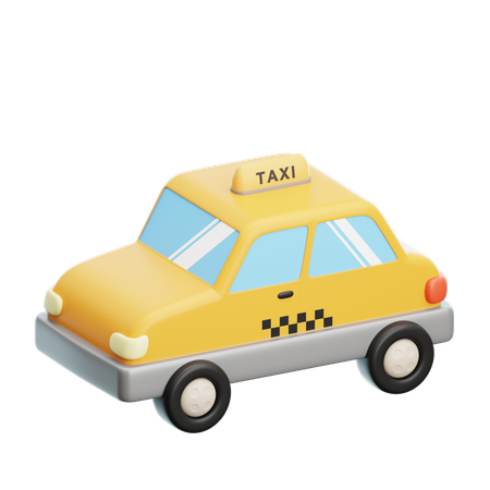 Taxi  3D Icon