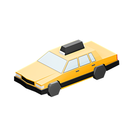 Taxi  3D Icon