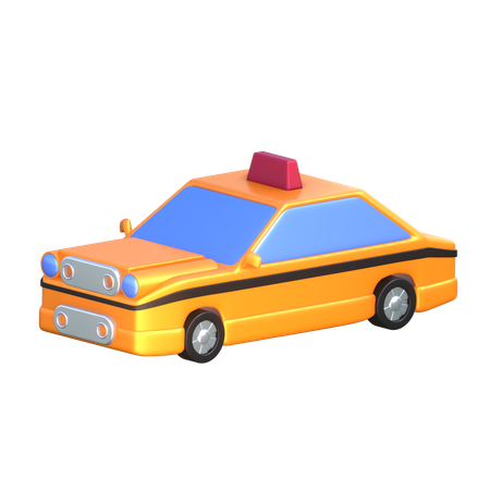 Taxi  3D Icon