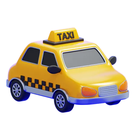 Taxi  3D Icon