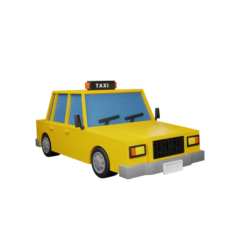 Taxi  3D Icon