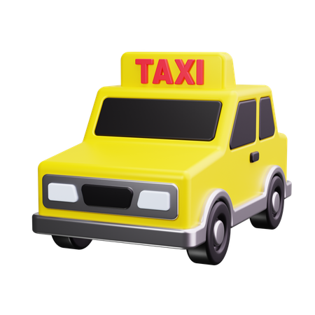 Taxi  3D Icon