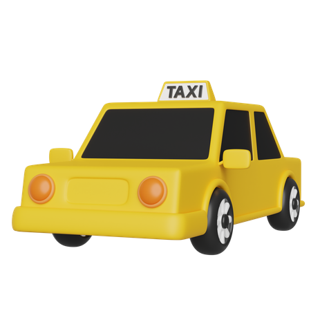 Taxi  3D Icon