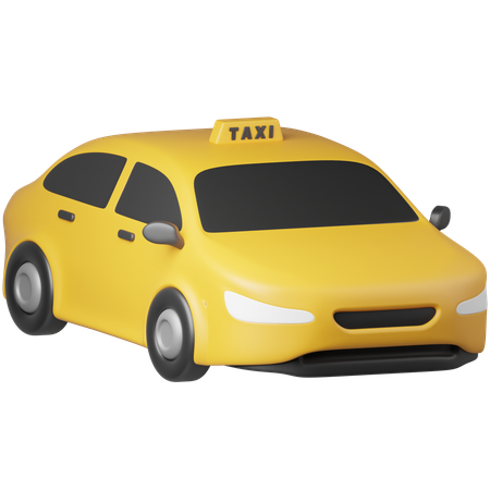 Taxi  3D Icon