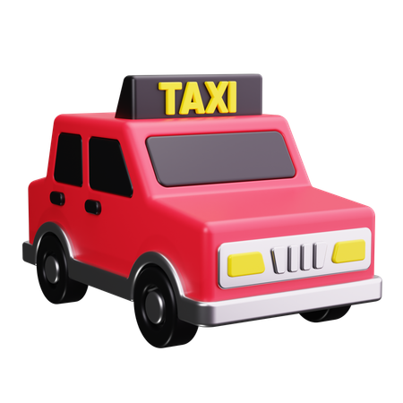 Taxi  3D Icon