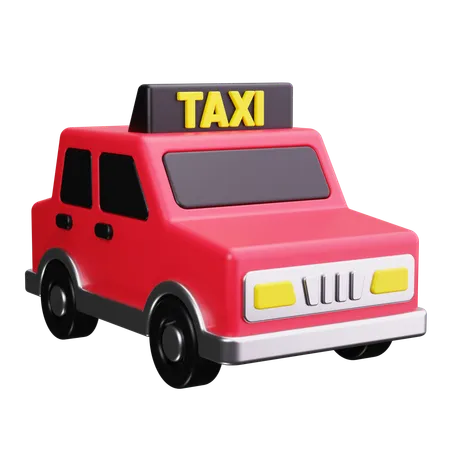 Taxi  3D Icon