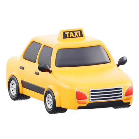 Taxi  3D Icon