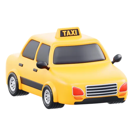 Taxi  3D Icon