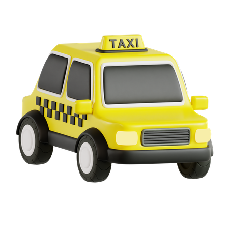 Taxi  3D Icon