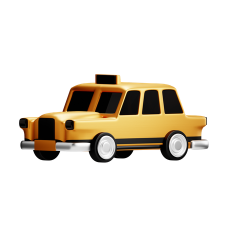 Taxi  3D Icon