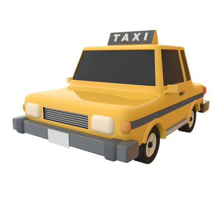 Taxi  3D Icon