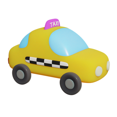 Taxi  3D Icon