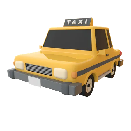 Taxi  3D Illustration