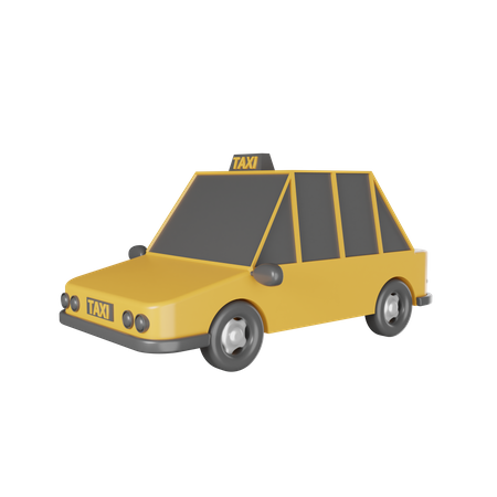 Taxi  3D Illustration