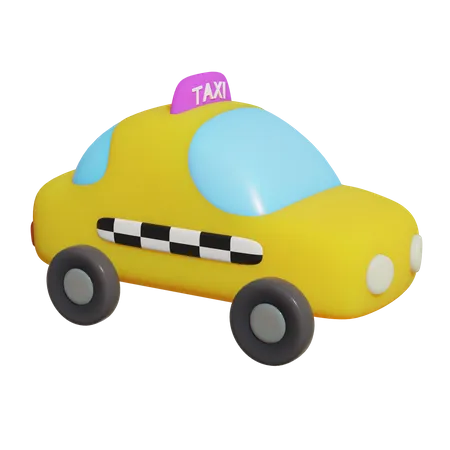 Taxi  3D Illustration