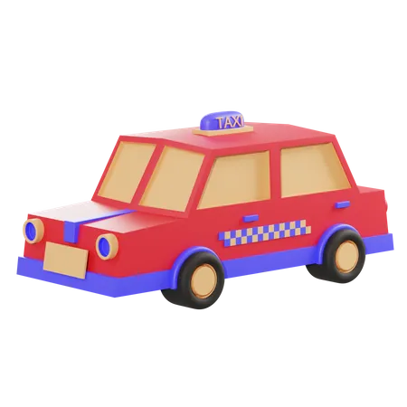 Taxi  3D Illustration