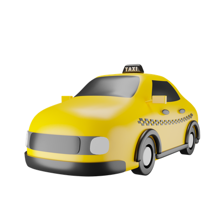 Taxi 3D Illustration