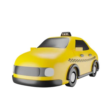 Taxi  3D Illustration