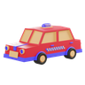 taxi service emoji 3d