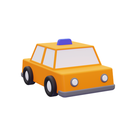 Táxi  3D Icon