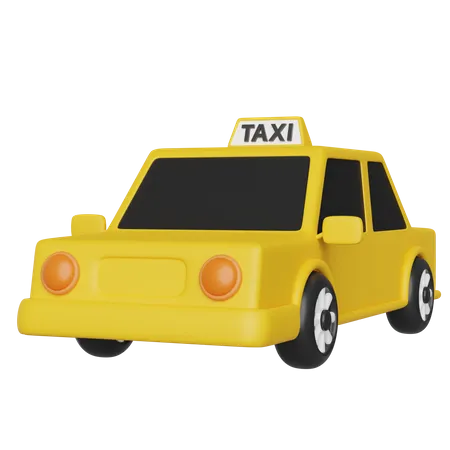 Taxi 3 D Illustration 3D Icon