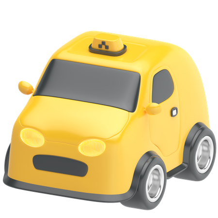 Táxi  3D Icon