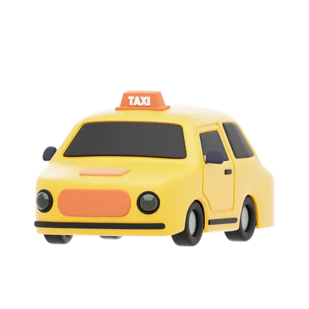 Táxi amarelo  3D Icon