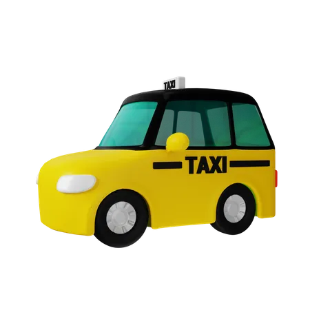 Taxiwagen  3D Icon