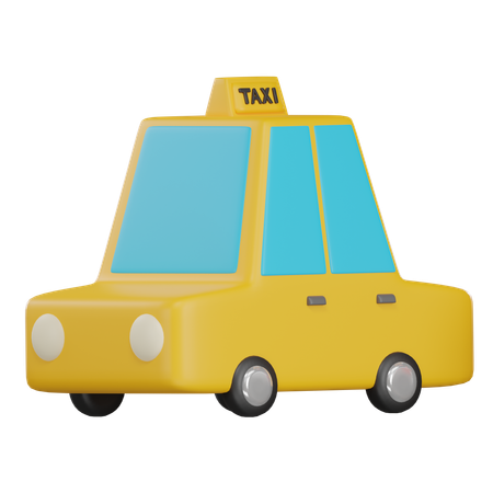 Taxi Cab  3D Icon