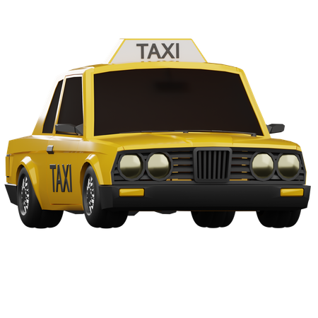 Taxi  3D Icon