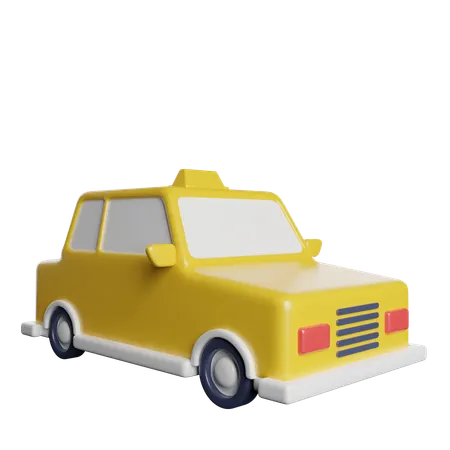 Taxi Car  3D Icon