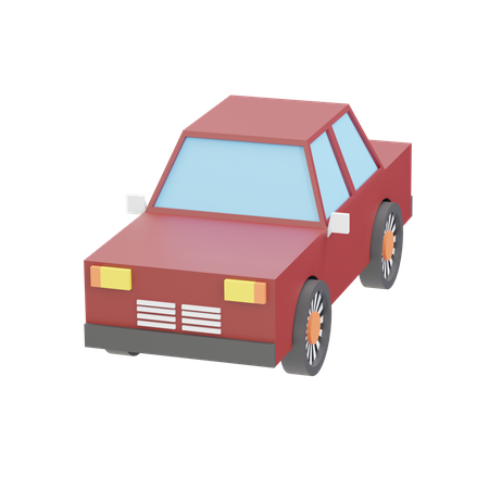 Taxi Car  3D Icon