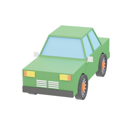 Taxi Car  3D Icon