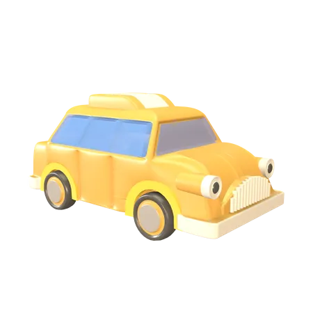 Taxi Car  3D Icon