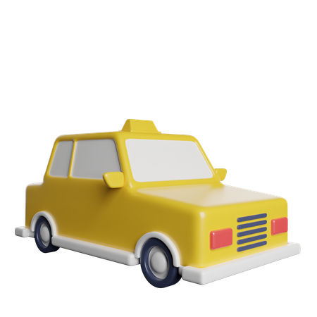 Taxi car  3D Icon
