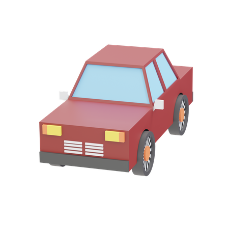 Taxi Car  3D Icon