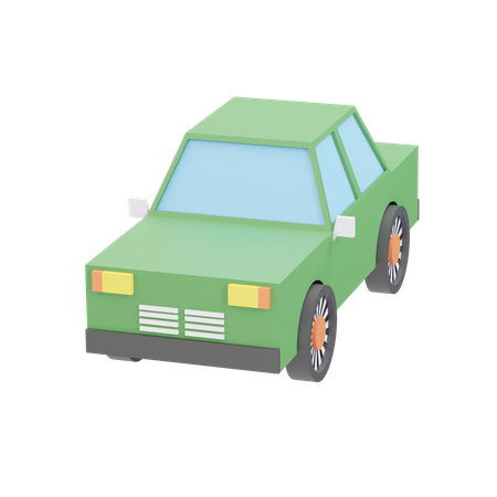 Taxi Car  3D Icon