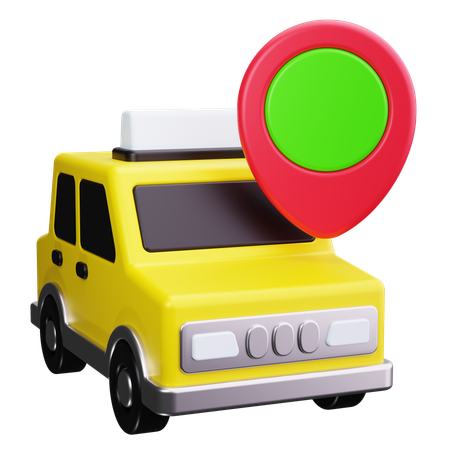 Emplacement des taxis  3D Icon