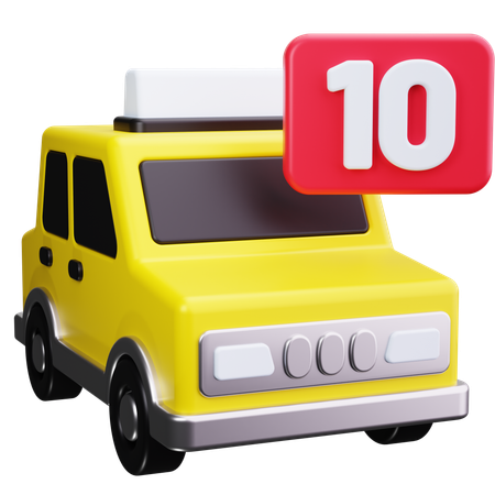 Taxi Meter  3D Icon