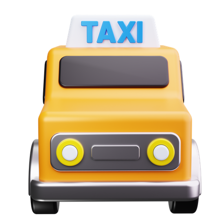 Taxi cab  3D Icon