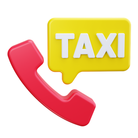 Téléphone de taxi  3D Icon