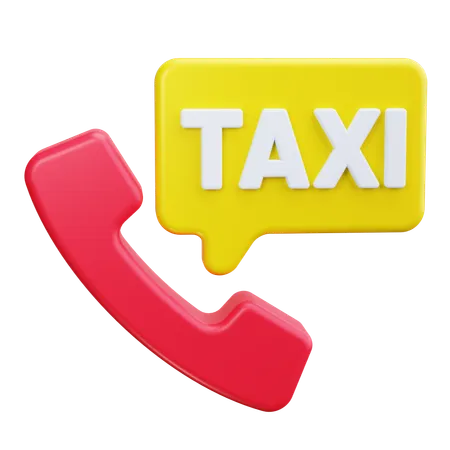 Téléphone de taxi  3D Icon