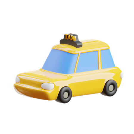 Voiture de taxi  3D Icon